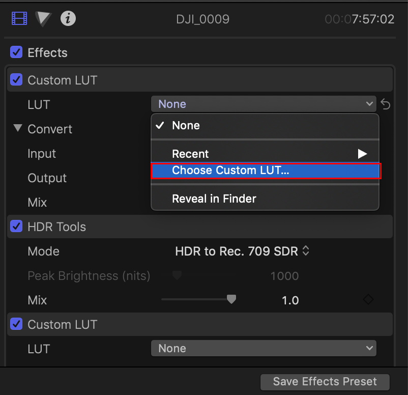 huong dan sua dung lut final cut pro