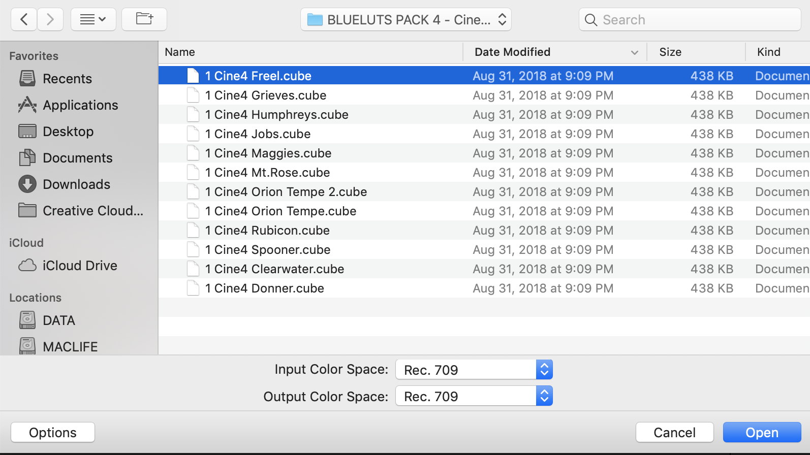 huong dan them lut trong final cut pro
