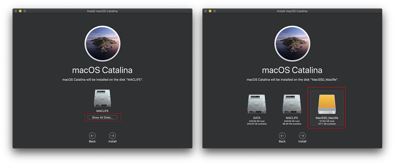 huong dan cai macos len o cung ngoai 5
