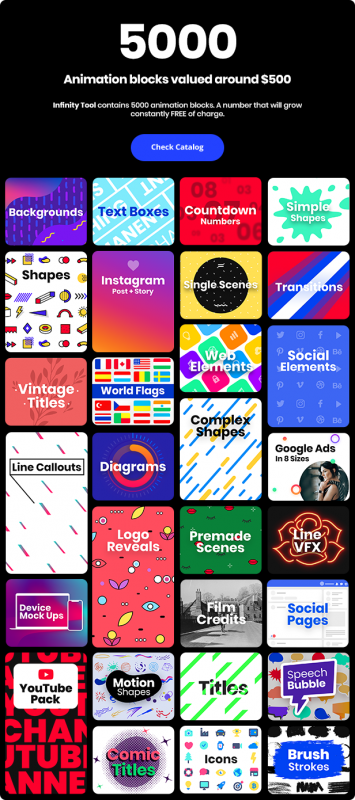 infinity tool the biggest pack for video creators v3 0
