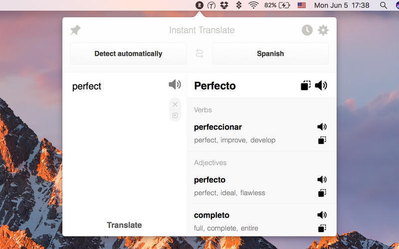 instant translate mac