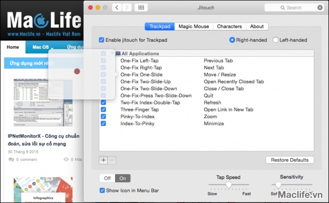 Jitouch macOS – Thêm chức năng Trackpad, Magic Mouse 1 jitouch mac