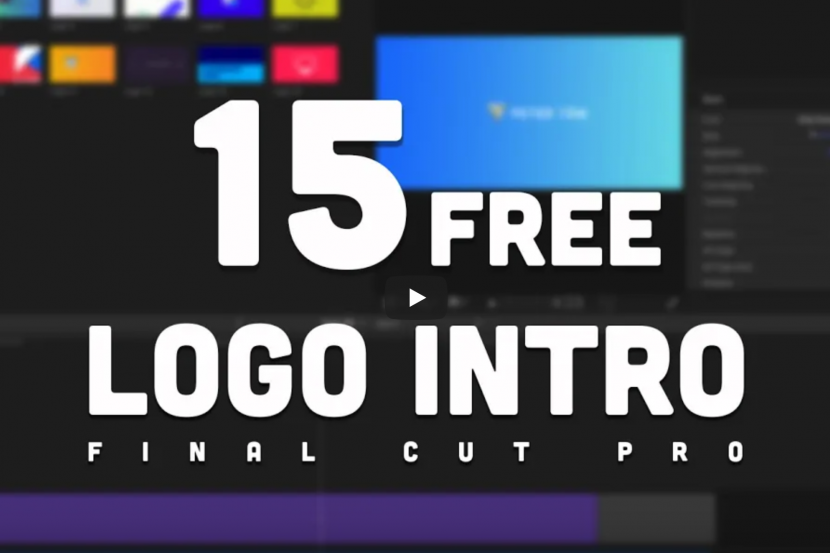 15 Intro LOGO Miễn Phí Cho Final Cut Pro X MacOs 1 logo intro 830x553 1