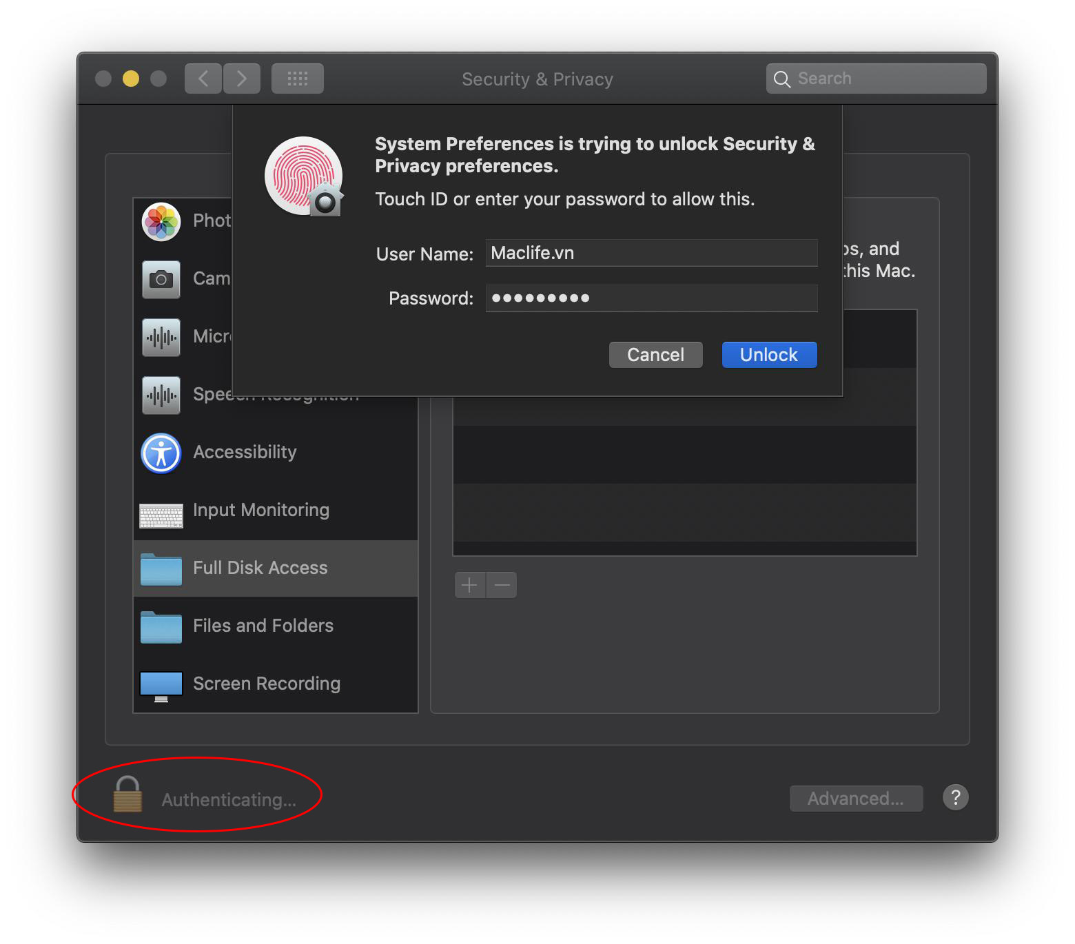 loi kho ghi duoc file office 2019