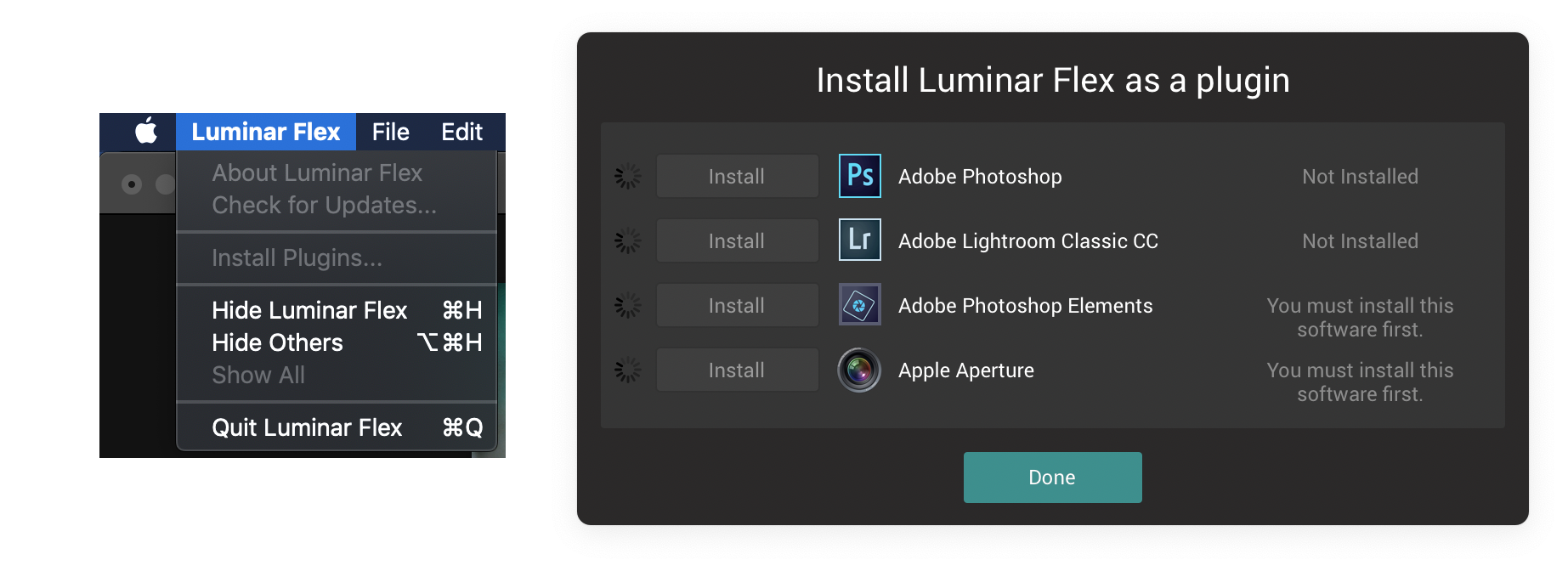 luminar flex plugin photoshop1
