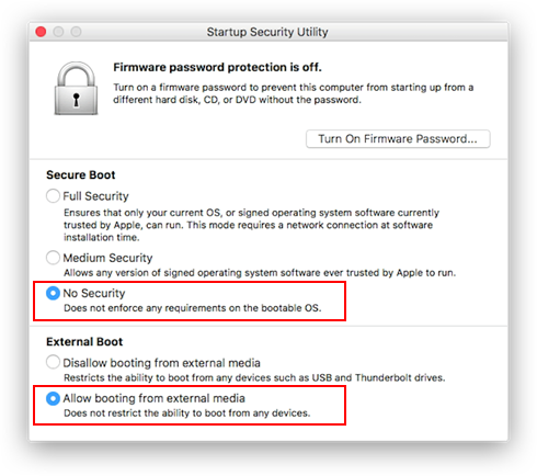 luu y khi cai macos len cac may chip t2 1