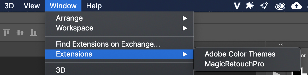 magic retouch pro panel