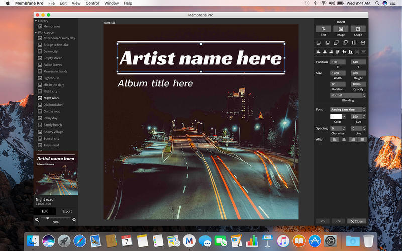 membrane pro cho mac