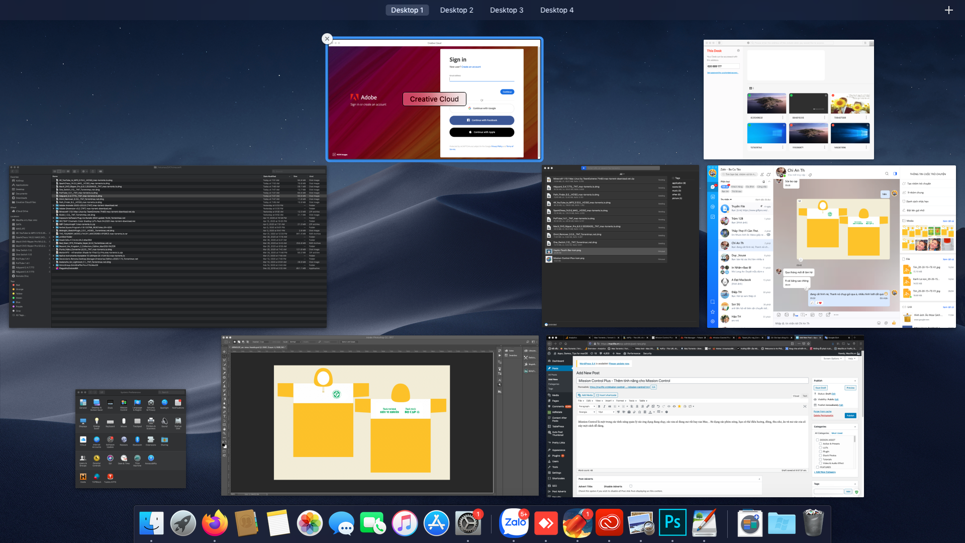 mission control plus mac2