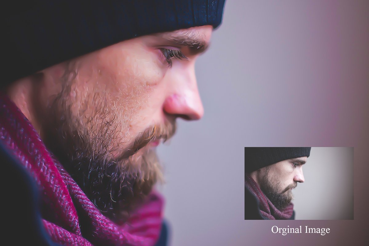 painterly oil photoshop action3