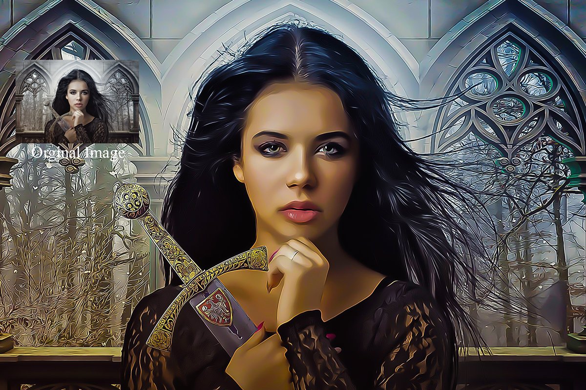 painterly oil photoshop action6