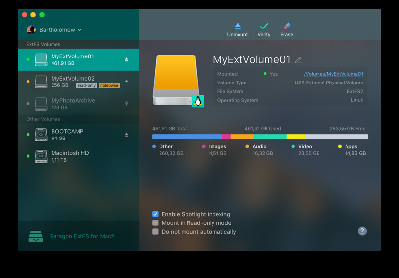 paragon extfs for mac 11 2 16 cho mac
