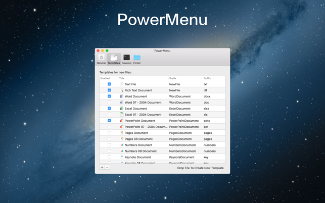 powerrightmenu cho mac