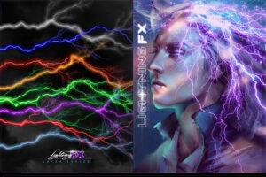rons lightning fx brushes styles for photoshop mac