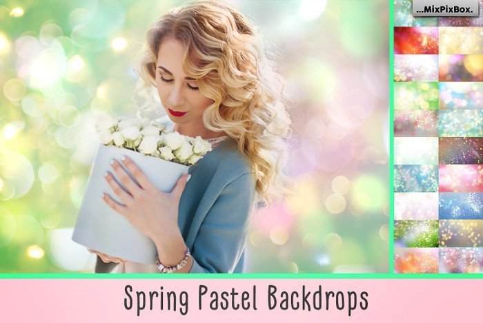 spring backdrops cover