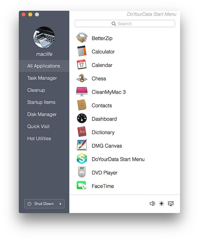 start menu pro 3 2 mac
