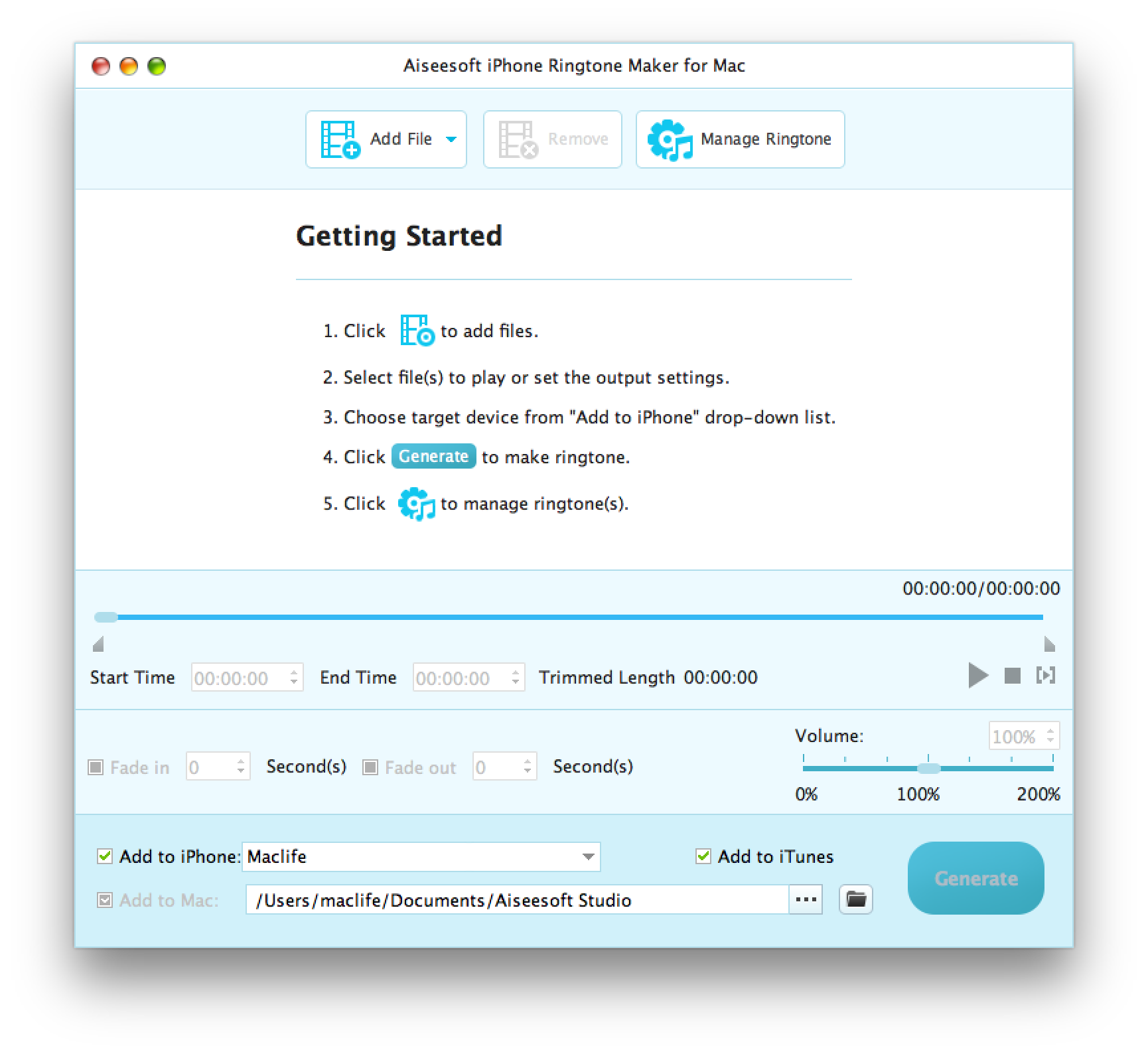 tao nhac chuong iphone