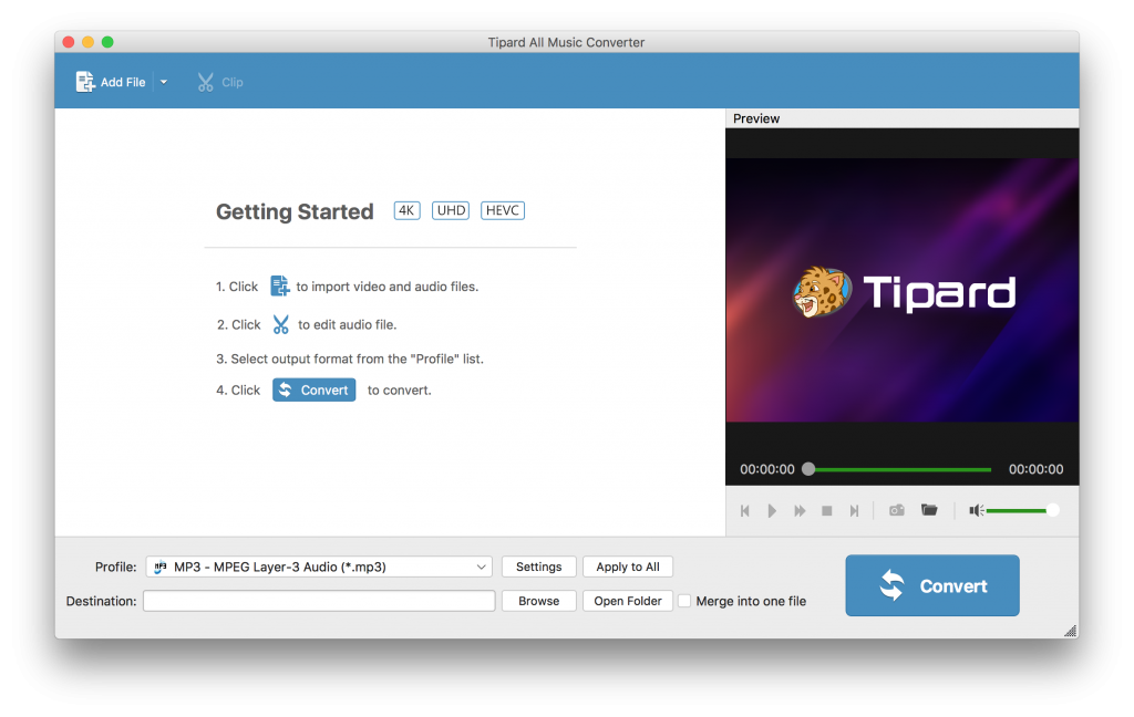tipard all music converter mac 1024x648 1