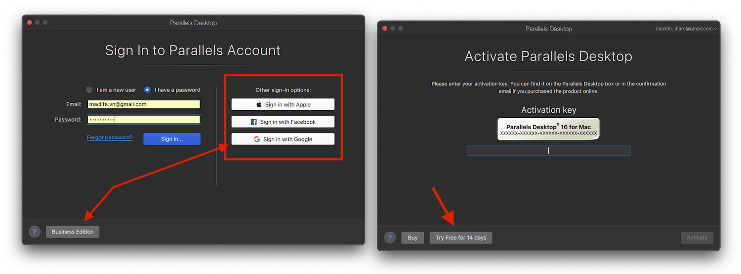 trial parallelsdesktop