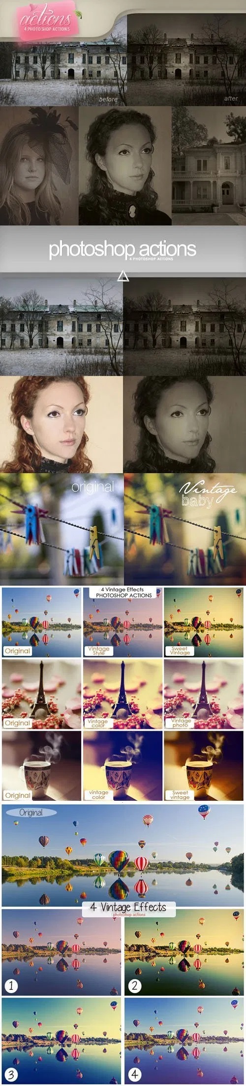 vintage photoshop action