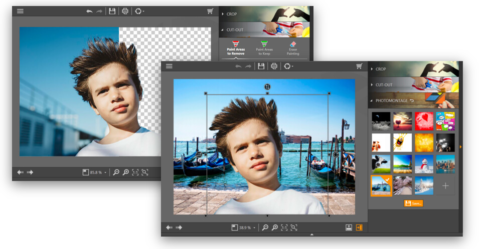 wondershare photo cutter