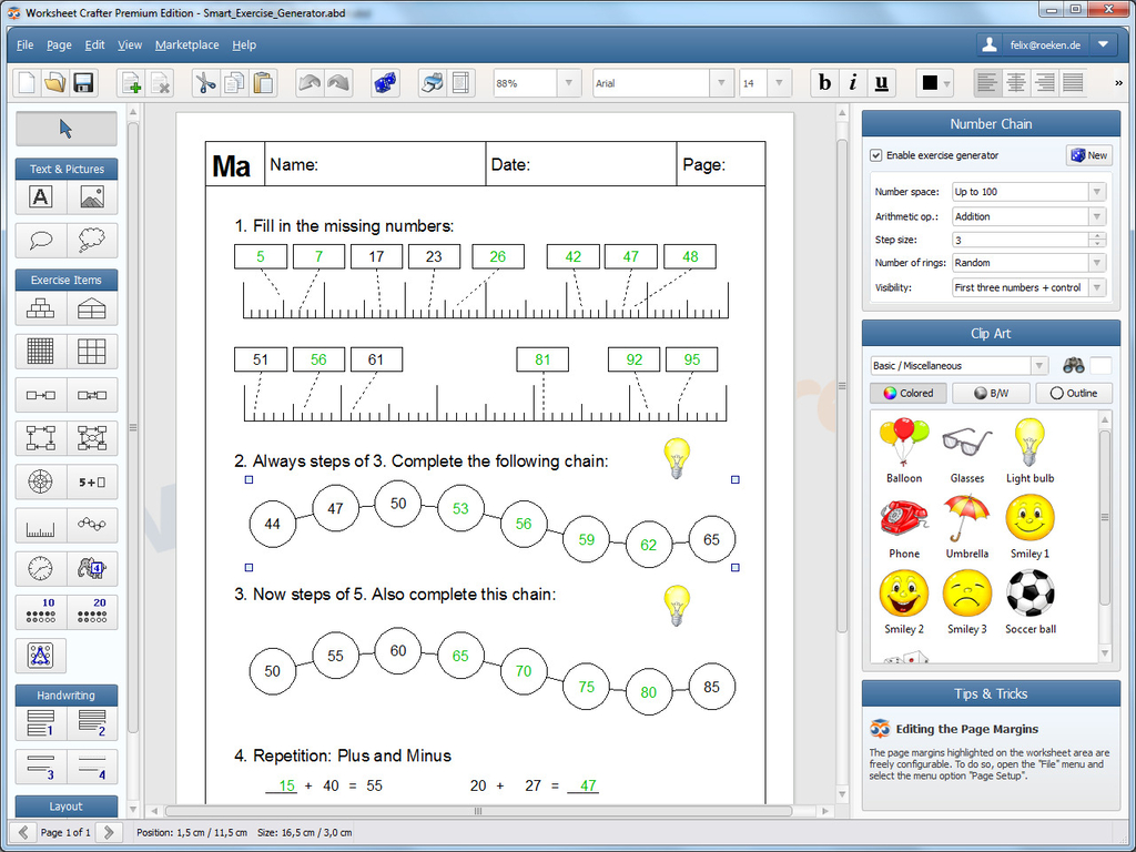 worksheet crafter premium edition3
